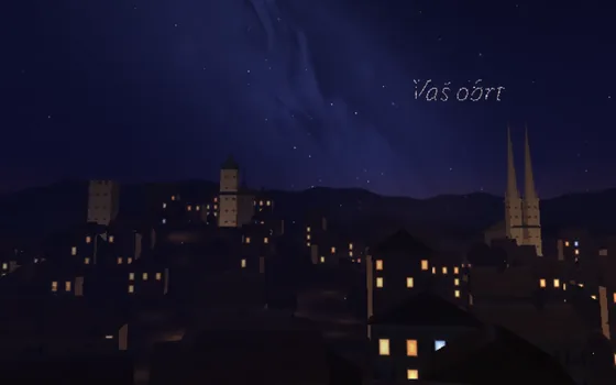 Noćni grad, jedan prozor bez svjetla, kadar priče sa stranice stellarsnip.com